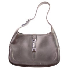 Gucci Jackie Leather Jackie-o 160gga104 Brown Satchel