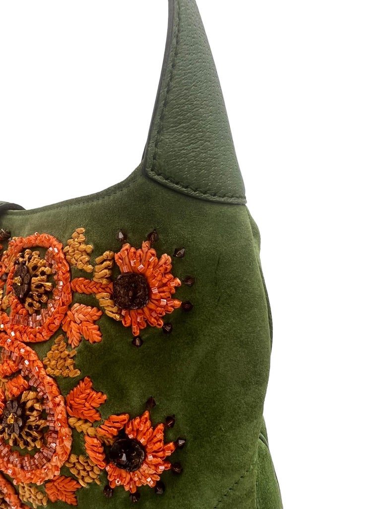Gucci Green Large Jackie Top Handle  Bag main image 1