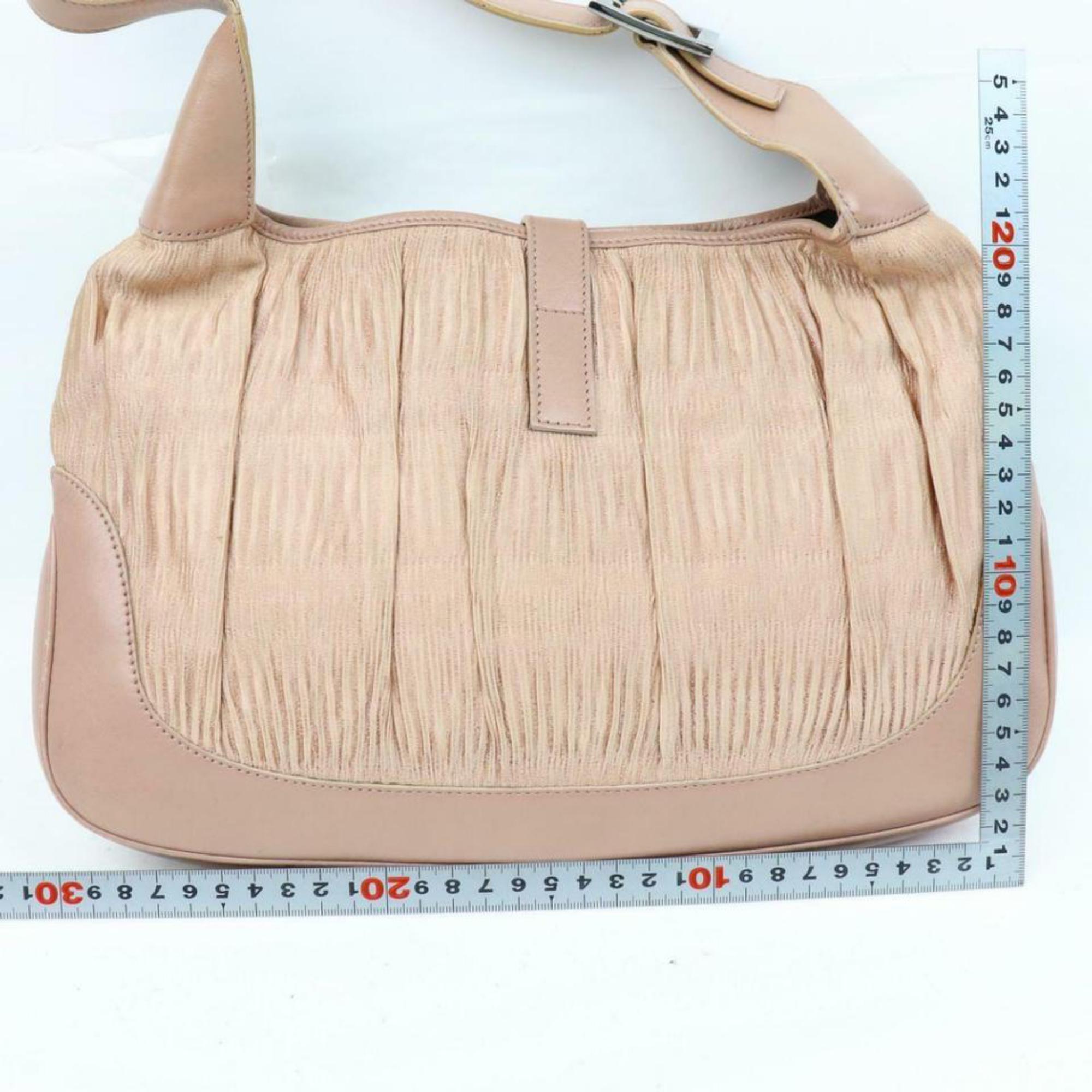 Gucci Jackie Mauve Jackie-o Hobo 870333 Pink Leather Shoulder Bag For Sale 1