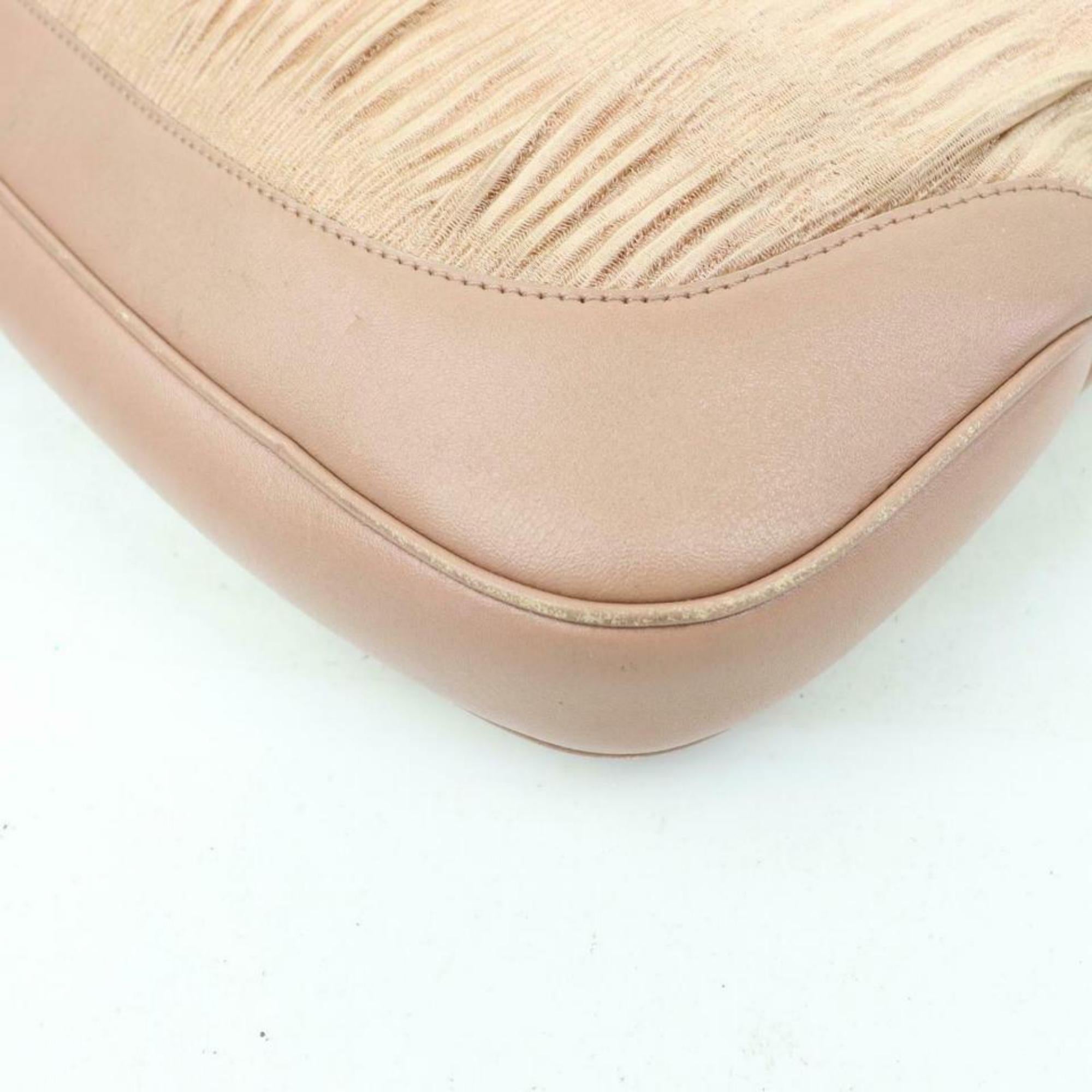 Gucci Jackie Mauve Jackie-o Hobo 870333 Pink Leather Shoulder Bag For Sale 4