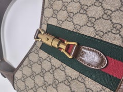 Gucci Jackie Medium Umhängetasche GG Supreme Beige Braun