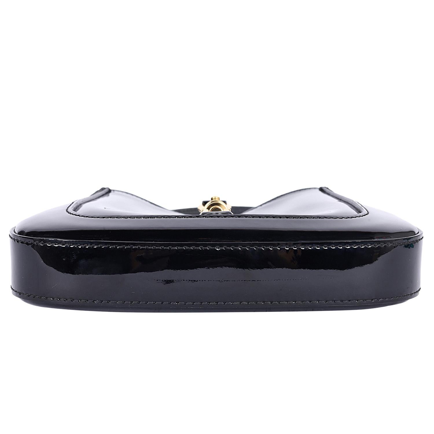 GUCCI Jackie Mini 1961 Shoulder Bag Black For Sale 6