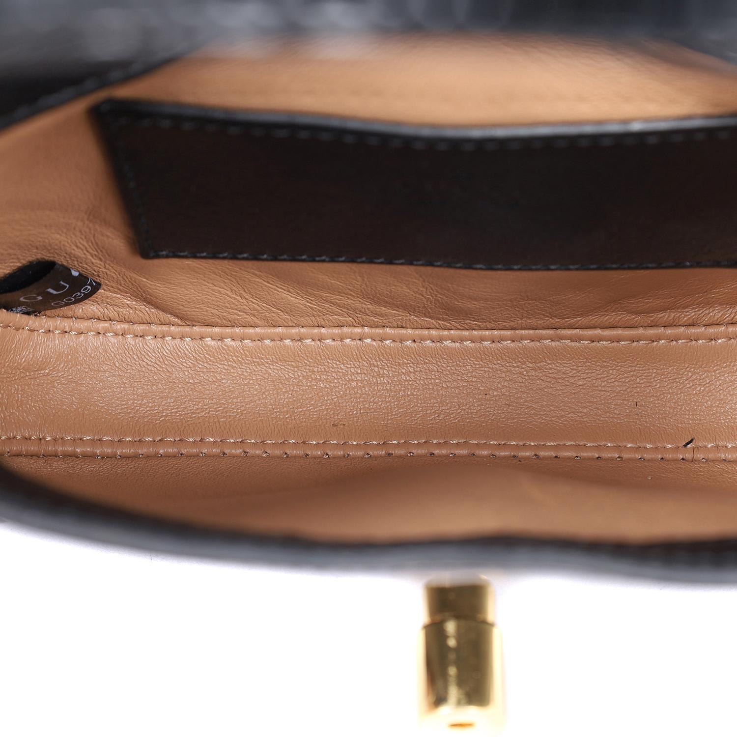 GUCCI Jackie Mini 1961 Shoulder Bag Black For Sale 8
