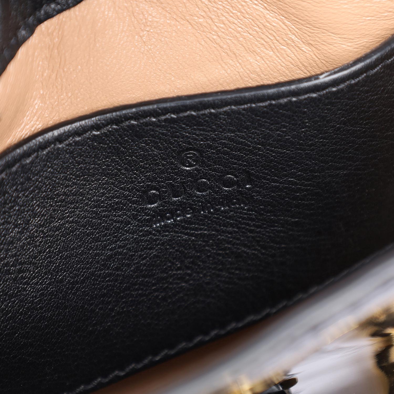 GUCCI Jackie Mini 1961 Shoulder Bag Black For Sale 9