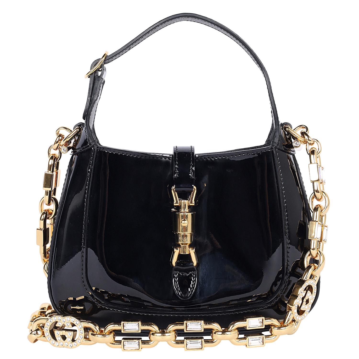 GUCCI Jackie Mini 1961 Shoulder Bag Black For Sale 2
