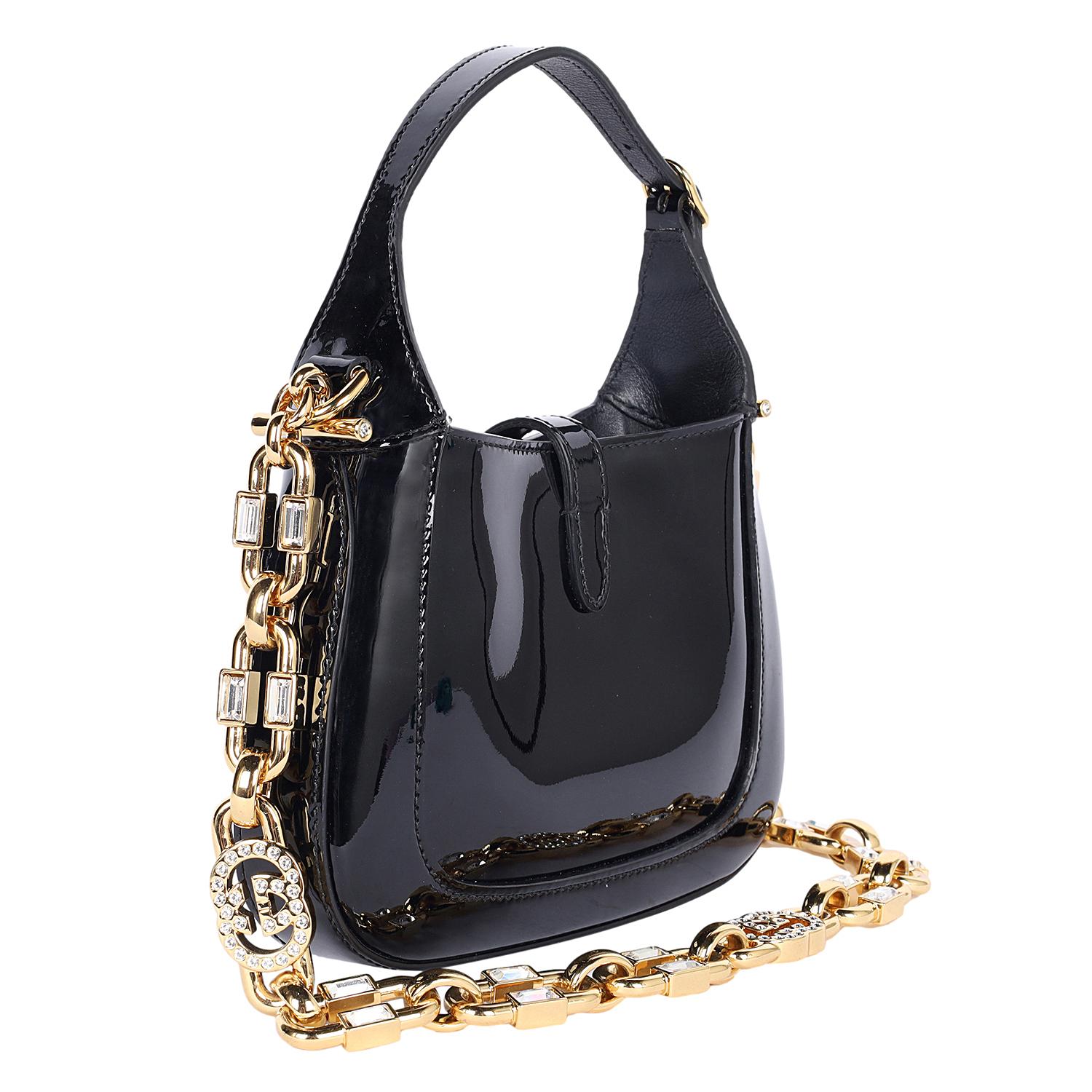 GUCCI Jackie Mini 1961 Shoulder Bag Black For Sale 4