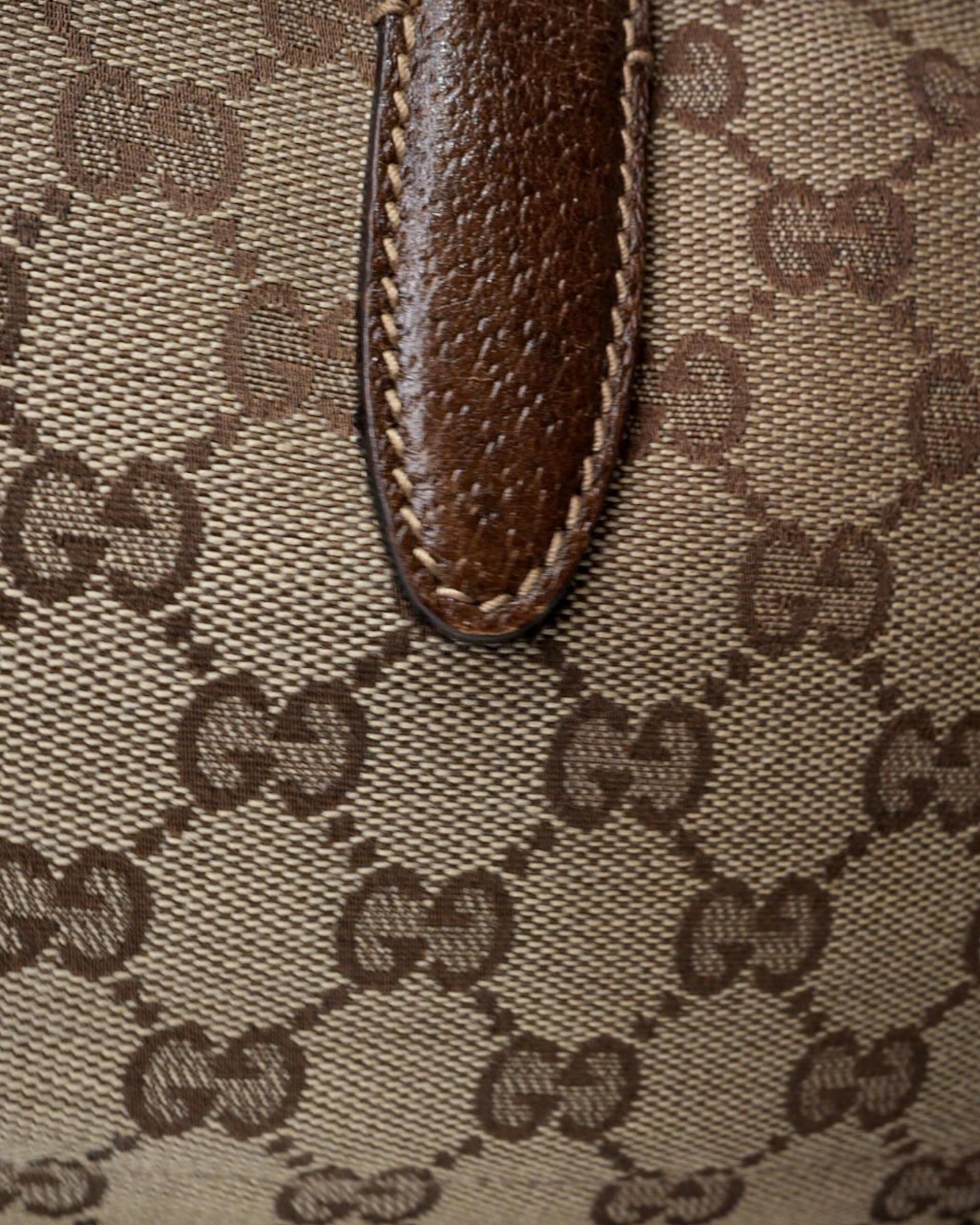 Women's Gucci Jackie Mini GG Supreme In Tela  Marrone