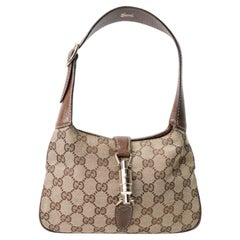 Gucci Jackie Mini GG Supreme In Tela  Marrone