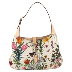 Gucci Jackie O Bag Flora Canvas Small