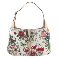 Gucci Jackie O Bag Flora Canvas Small