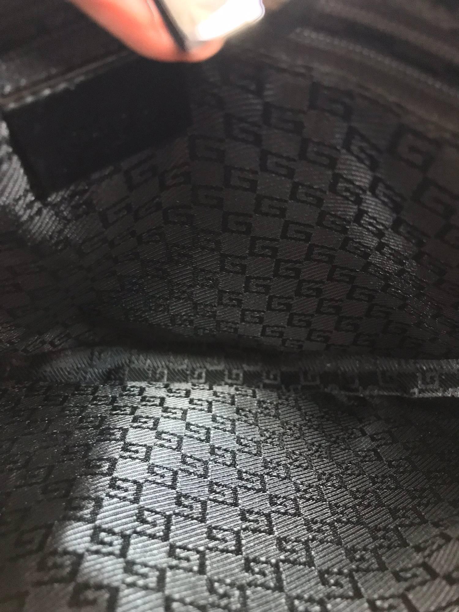 Gucci Jackie O black patent leather handbag 2