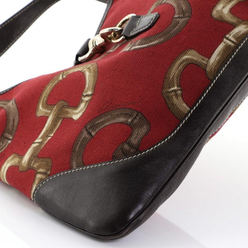 Gucci Jackie O Bouvier Hobo Printed Canvas Medium 2