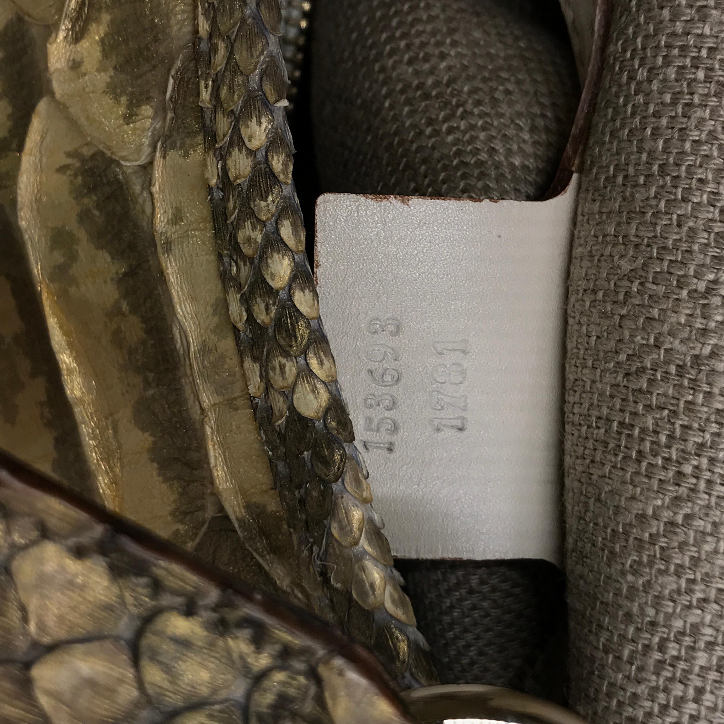 Gucci Jackie O Handbag Python Large 2