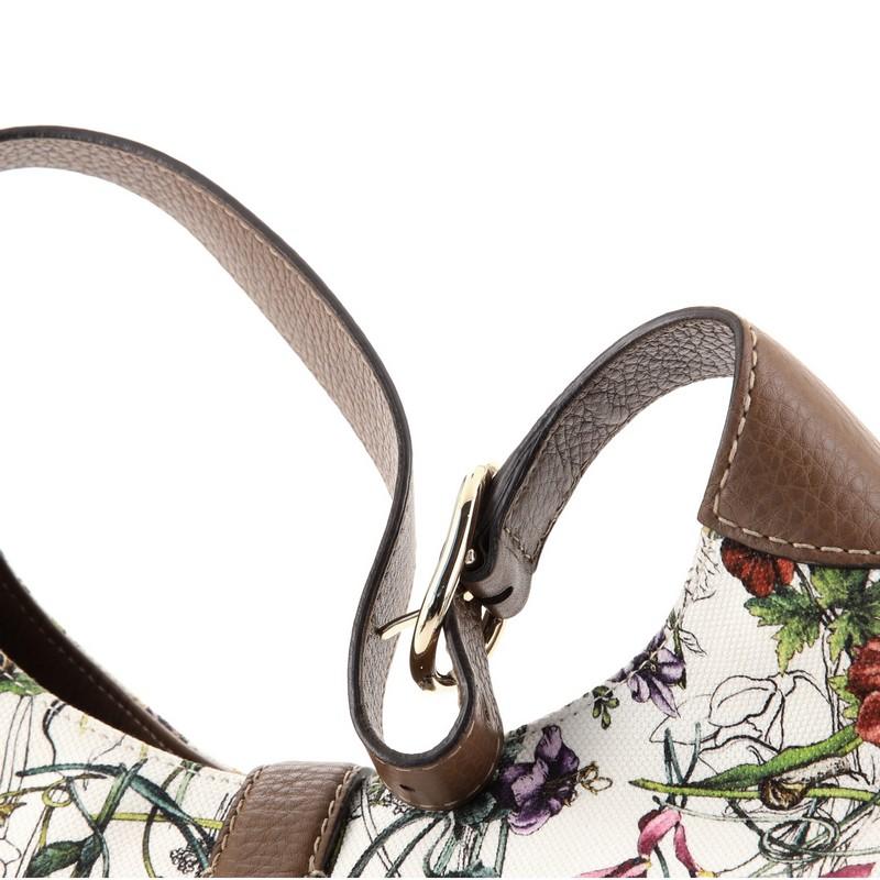 Gucci Jackie Original Shoulder Bag Flora Canvas Small 2