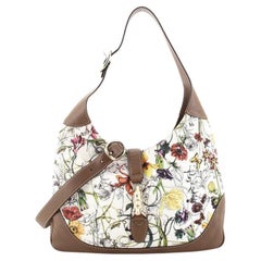 Gucci Jackie Original Shoulder Bag Flora Canvas Small