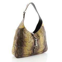 Gucci Jackie Original Shoulder Bag Python Medium