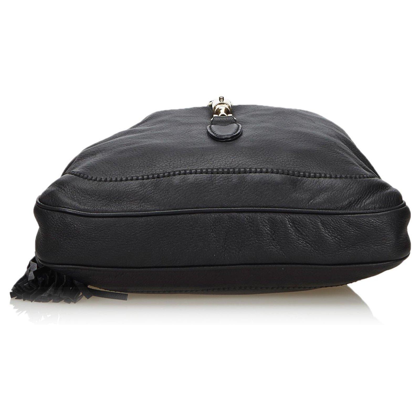 gucci jackie all black
