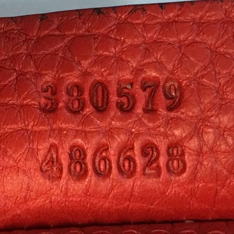 Gucci Jackie Soft Bucket Bag Leather In Good Condition In NY, NY