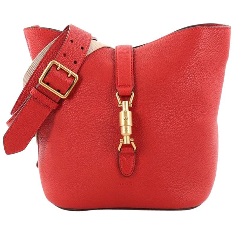 Gucci Jackie Soft Bucket Bag Leather