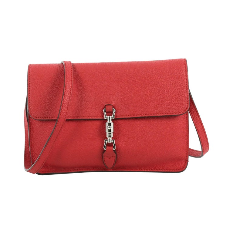 Gucci Jackie Soft Convertible Clutch Leather Mini at 1stDibs