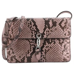 Gucci Jackie Soft Convertible Clutch Python Mini