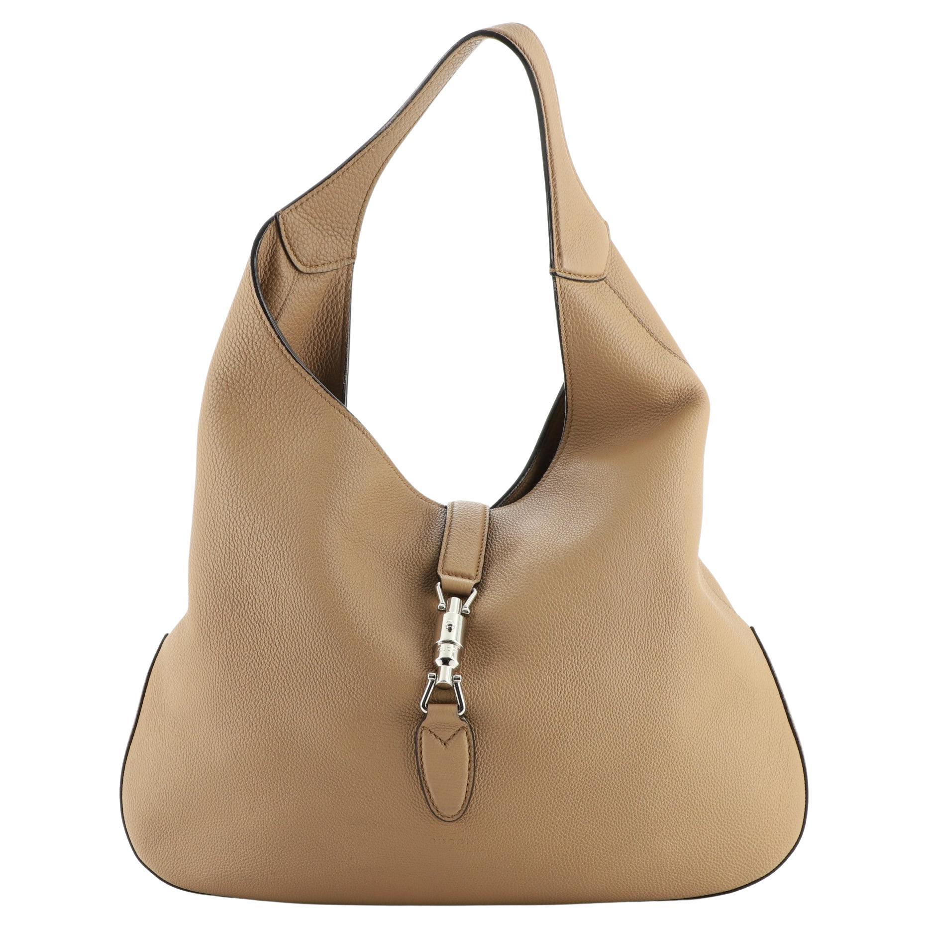 Gucci Jackie Soft Hobo Leather Large at 1stDibs | gucci jackie large