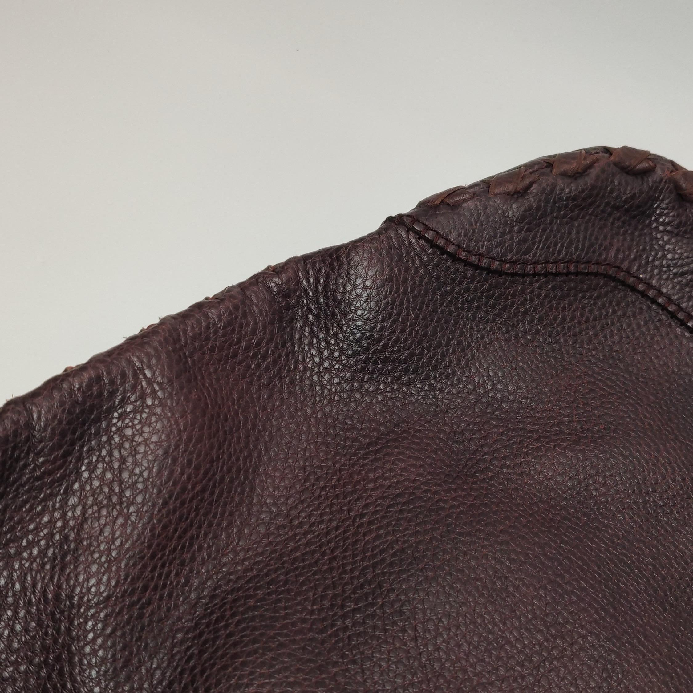 Gucci Jackie Soft Large Brown Leather Shoulder Bag With Strap en vente 6