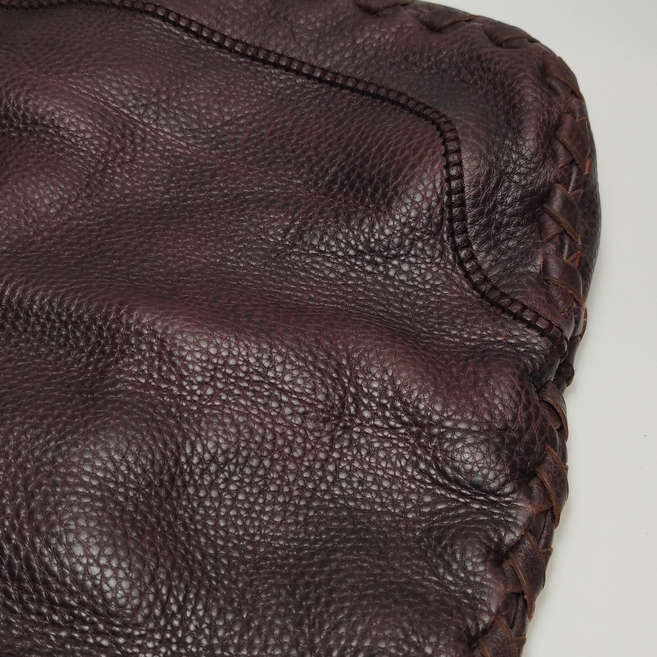 Gucci Jackie Soft Large Brown Leather Shoulder Bag With Strap en vente 7