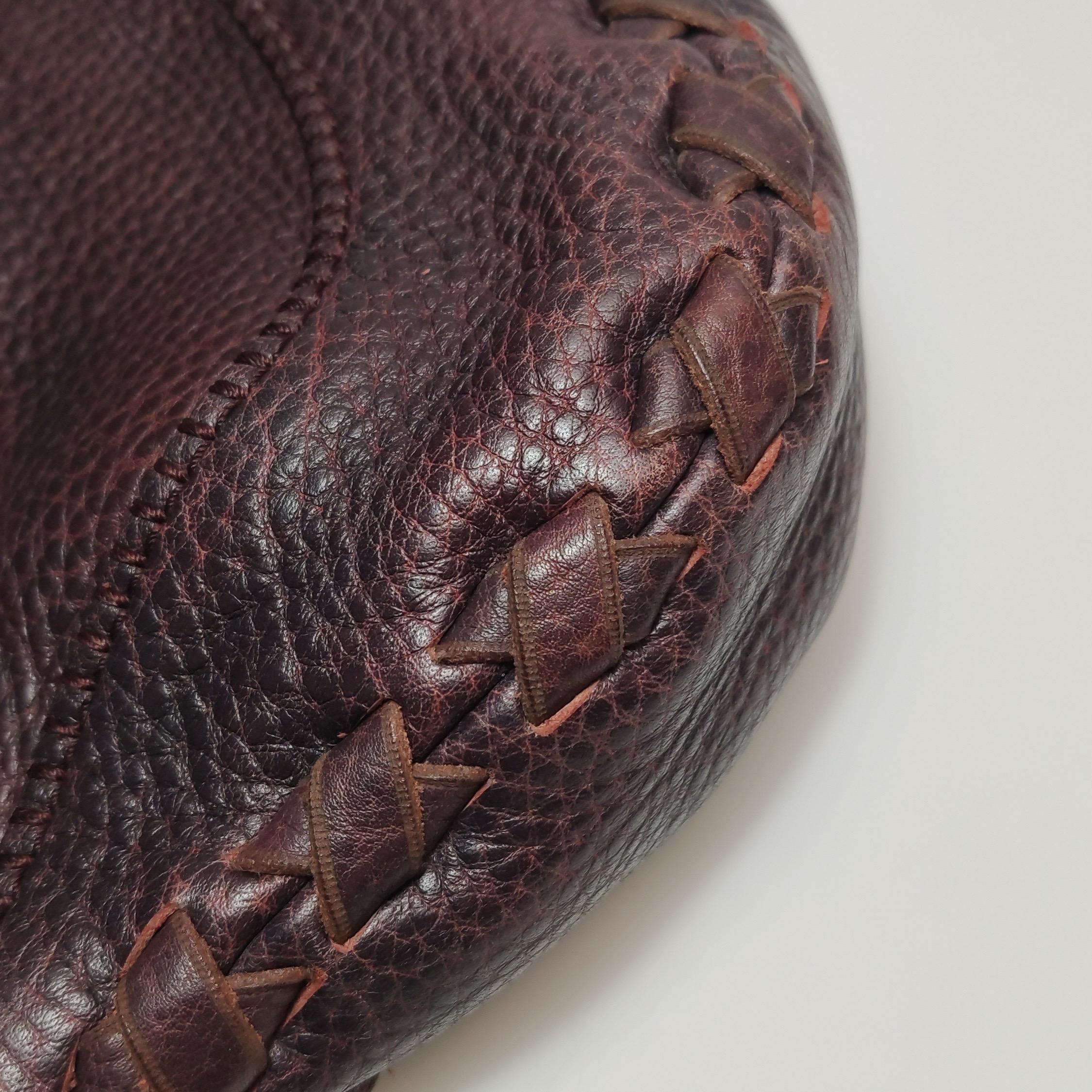 Gucci Jackie Soft Large Brown Leather Shoulder Bag With Strap en vente 11