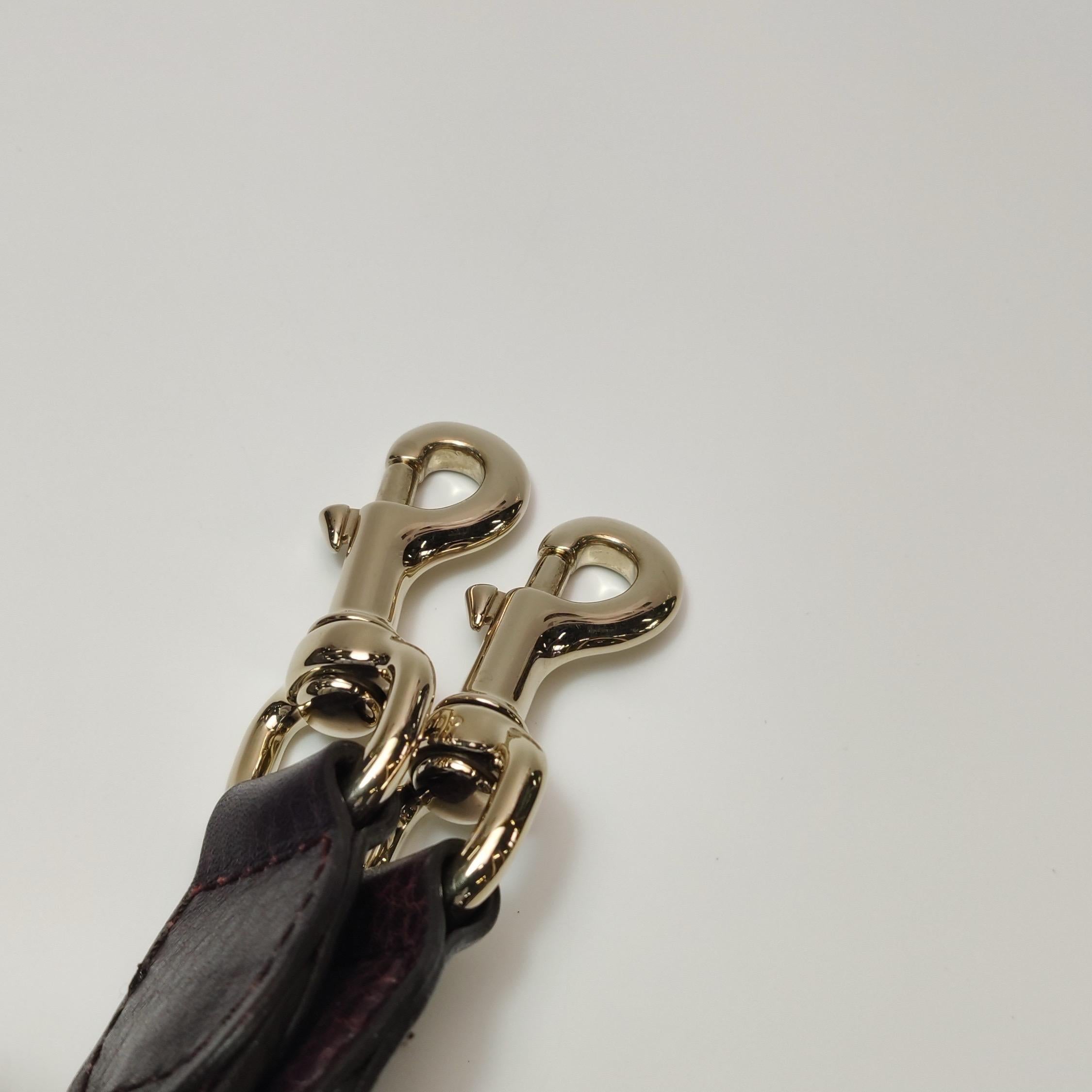 Gucci Jackie Soft Large Brown Leather Shoulder Bag With Strap en vente 12