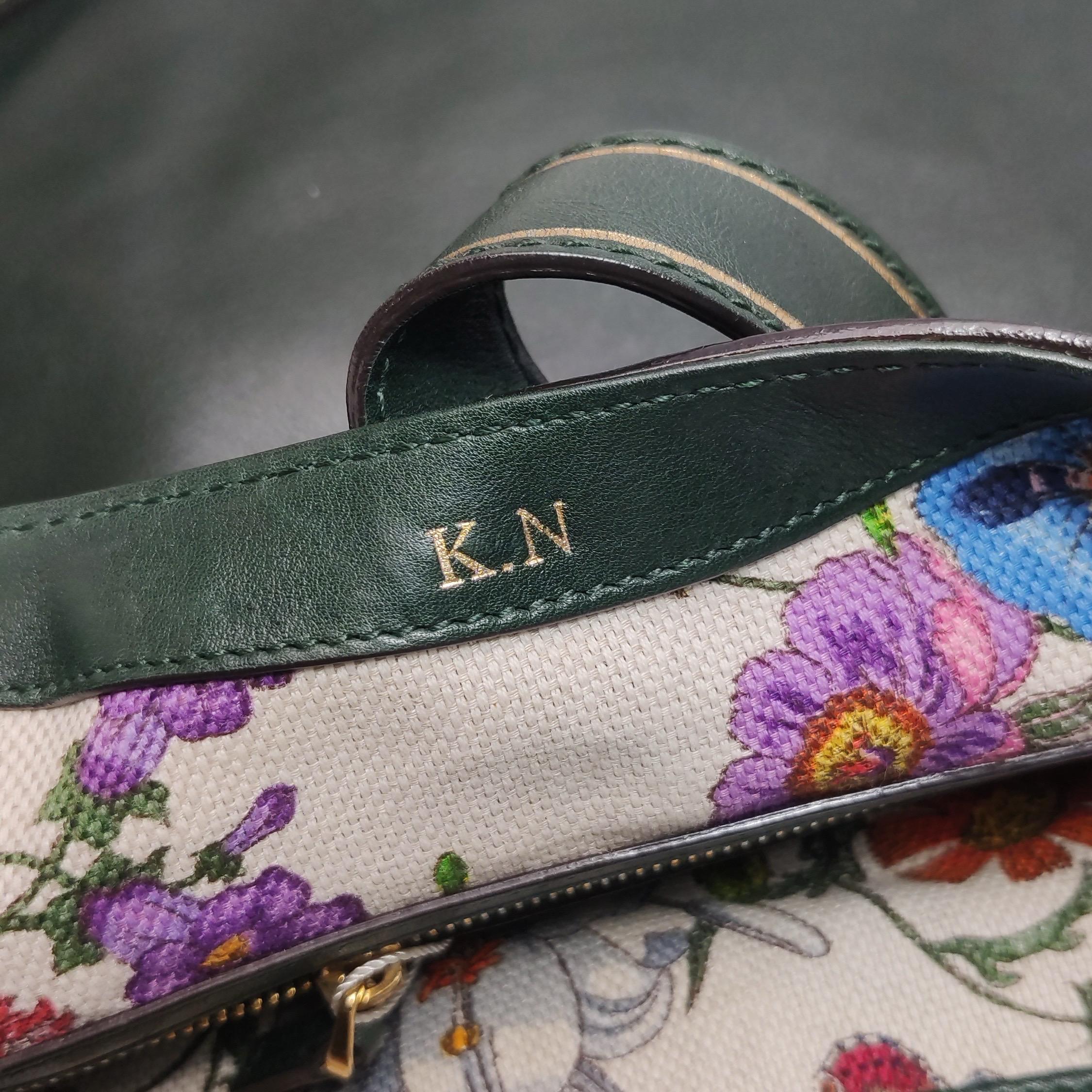 Gucci Jackie Soft Medium Borsa a tracolla in pelle verde con tracolla in vendita 8