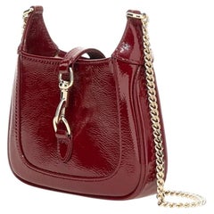 Gucci Jackie Top Handle Bag — Red