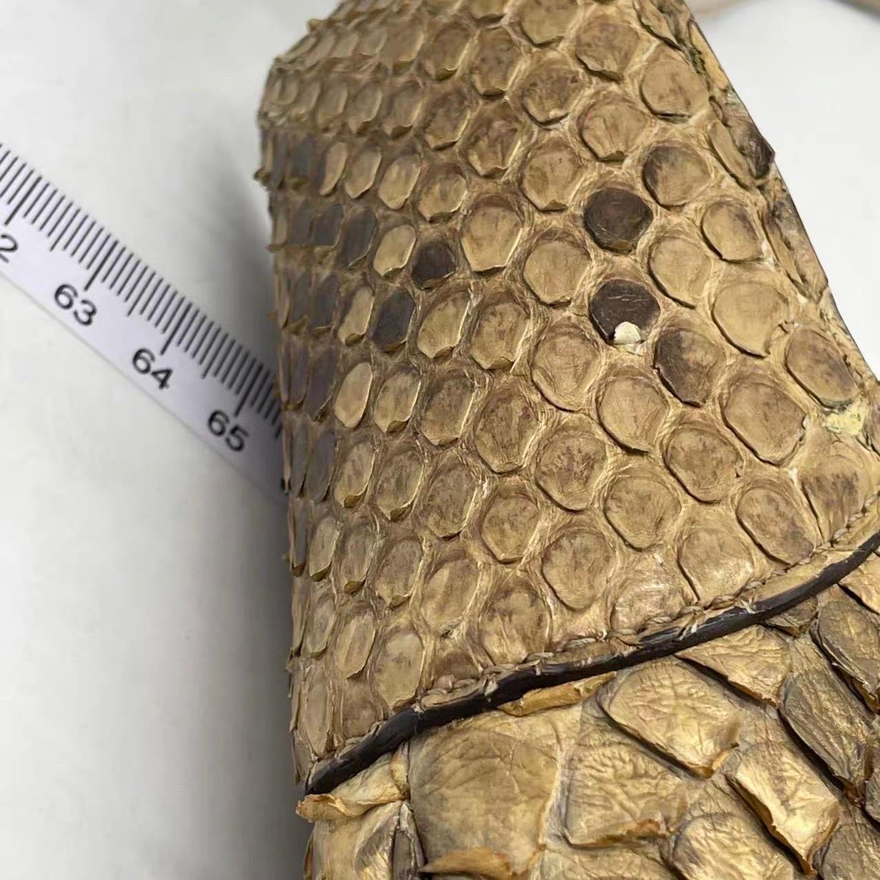 Gucci Jackie Vintage Camel Python-leather Rare en vente 15