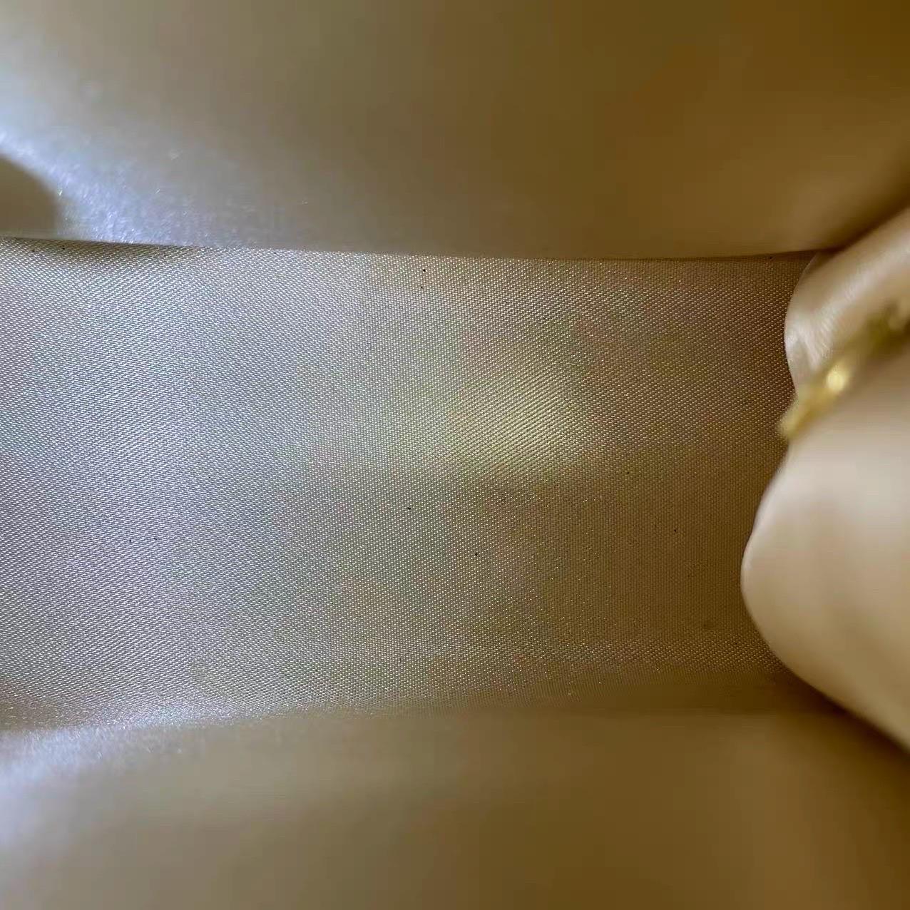 Gucci Jackie Vintage Gold Seide Satin Top Handle Abendtasche im Angebot 12