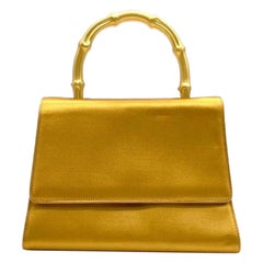 Gucci Jackie Vintage By - Sac à main en satin de soie avec poignée supérieure