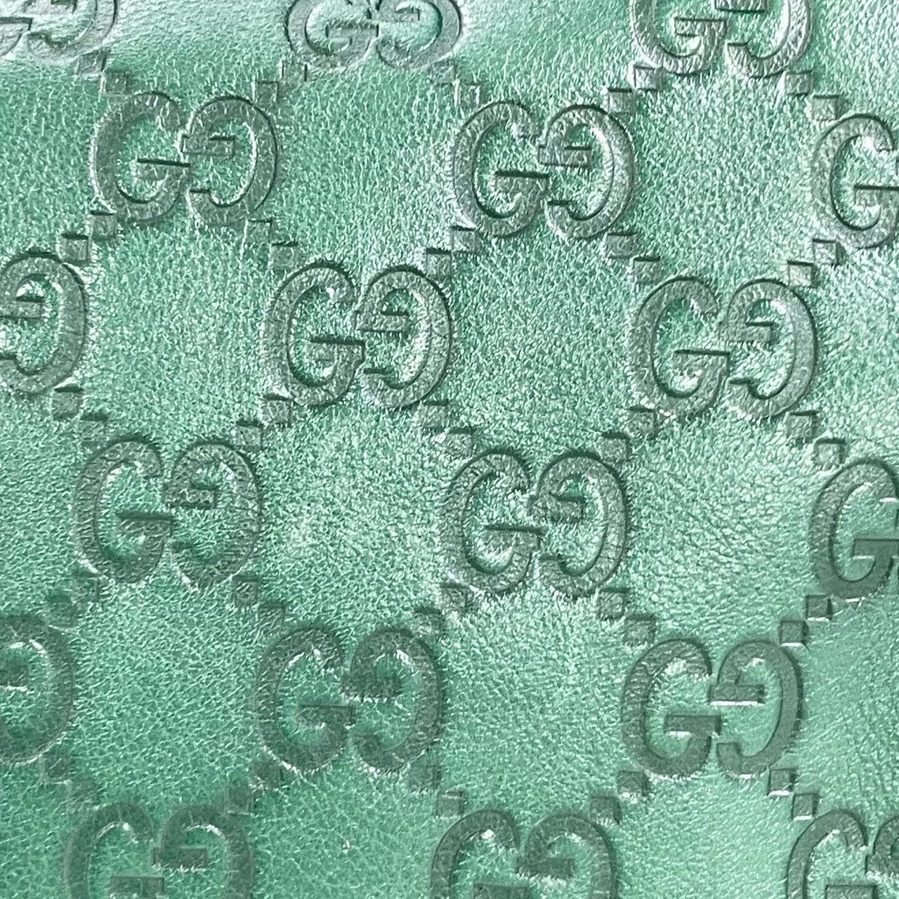 Gucci Jackie Vintage Leather Medium Handbag Green Gucci Monogram 11
