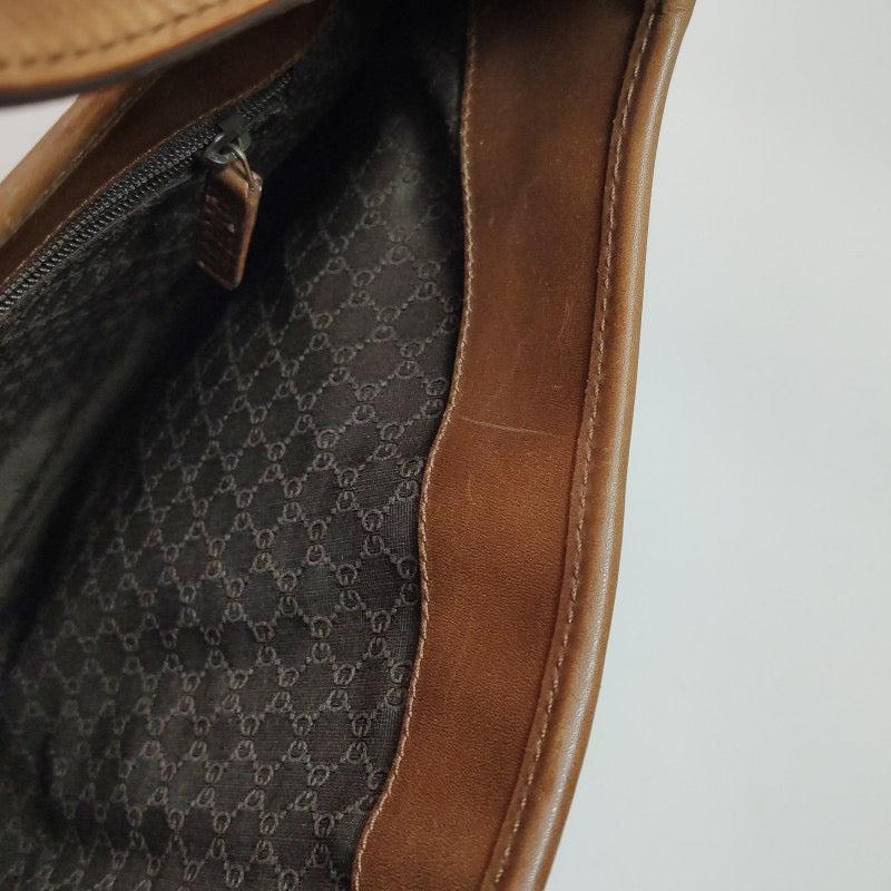 Gucci Jackie Vintage Medium Brown Leather Silver Hardware 2