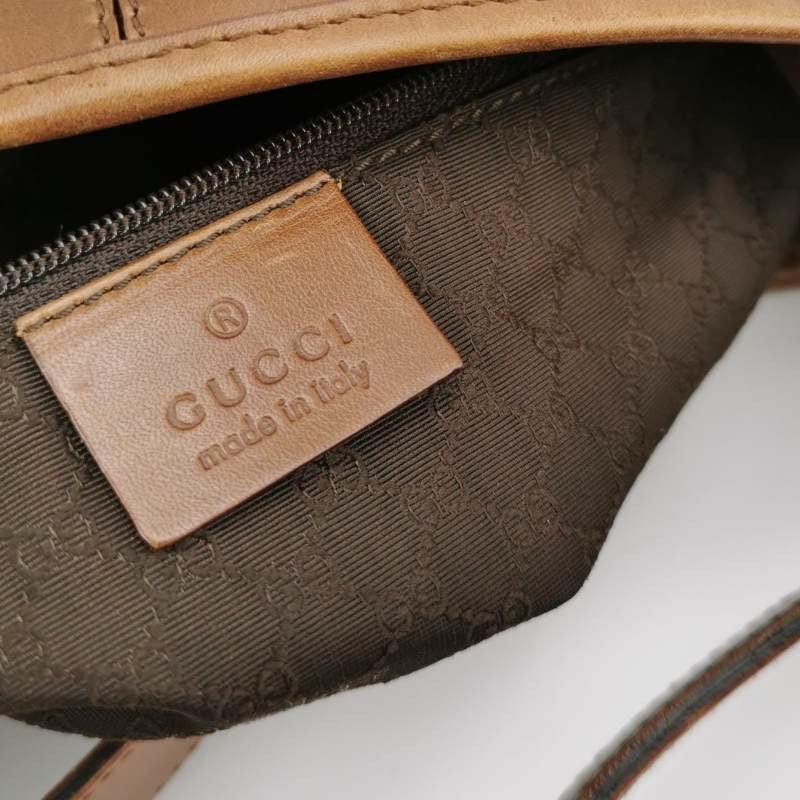 Gucci Jackie Vintage Medium Brown Leather Silver Hardware 3
