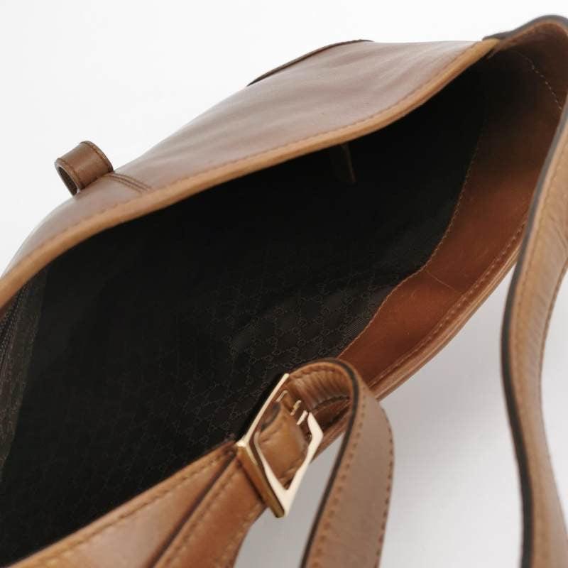 Gucci Jackie Vintage Medium Brown Leather Silver Hardware 4
