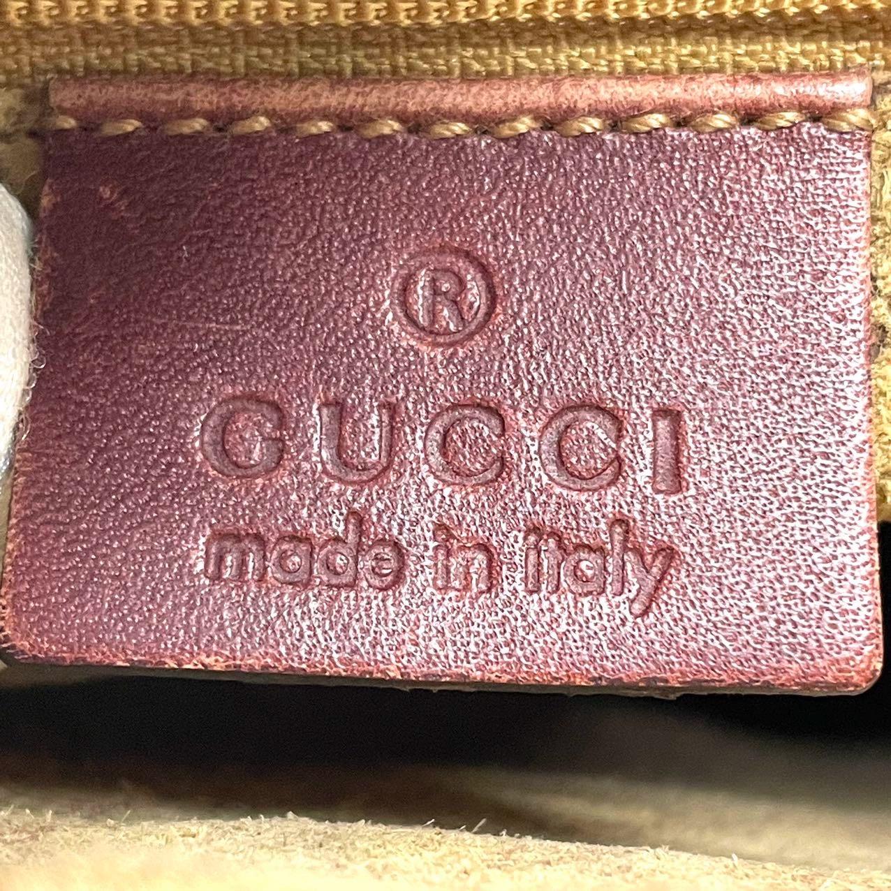 Gucci Jackie Vintage Medium Burgundy Leather Silver Hardware 10