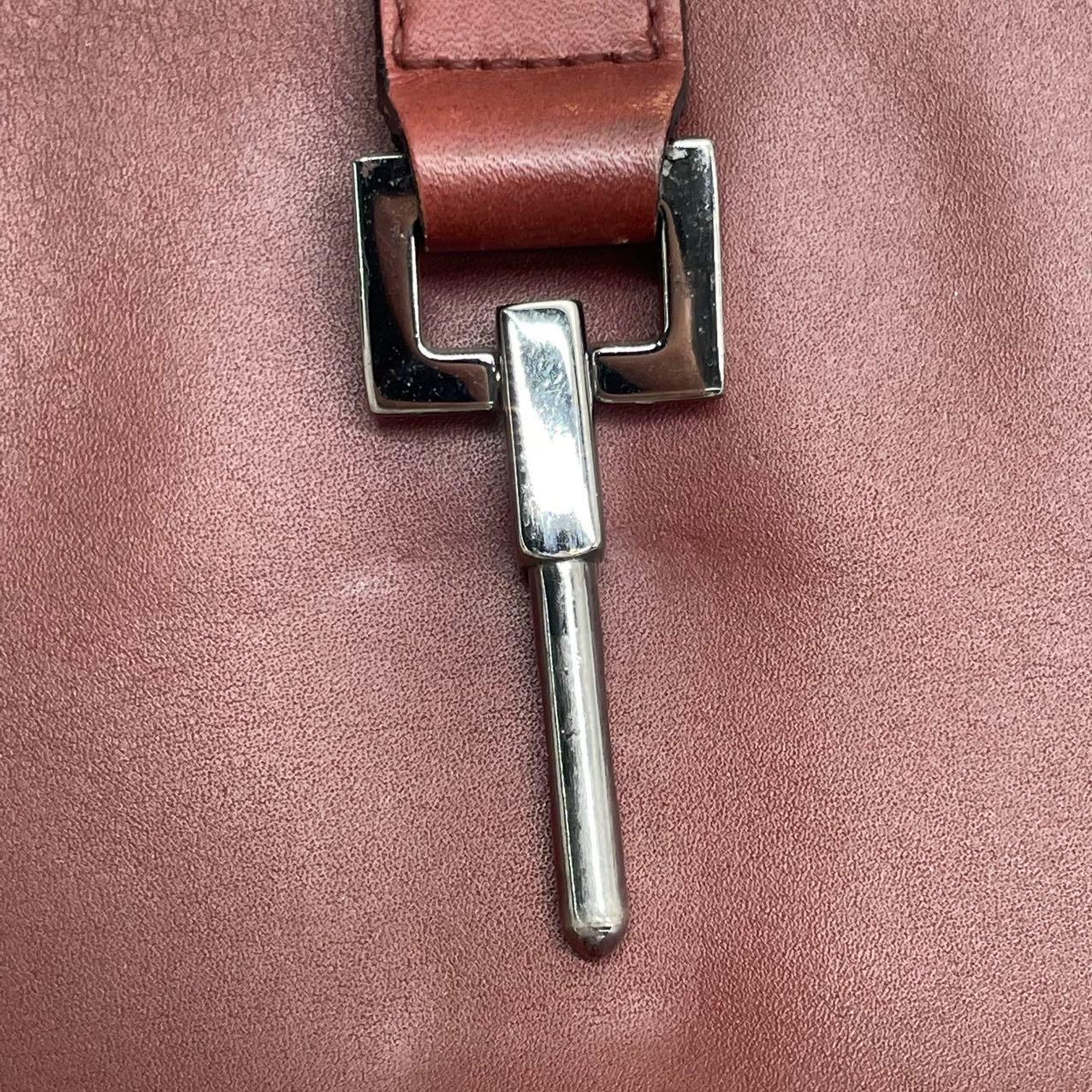 Gucci Jackie Vintage Medium Burgundy Leather Silver Hardware 2