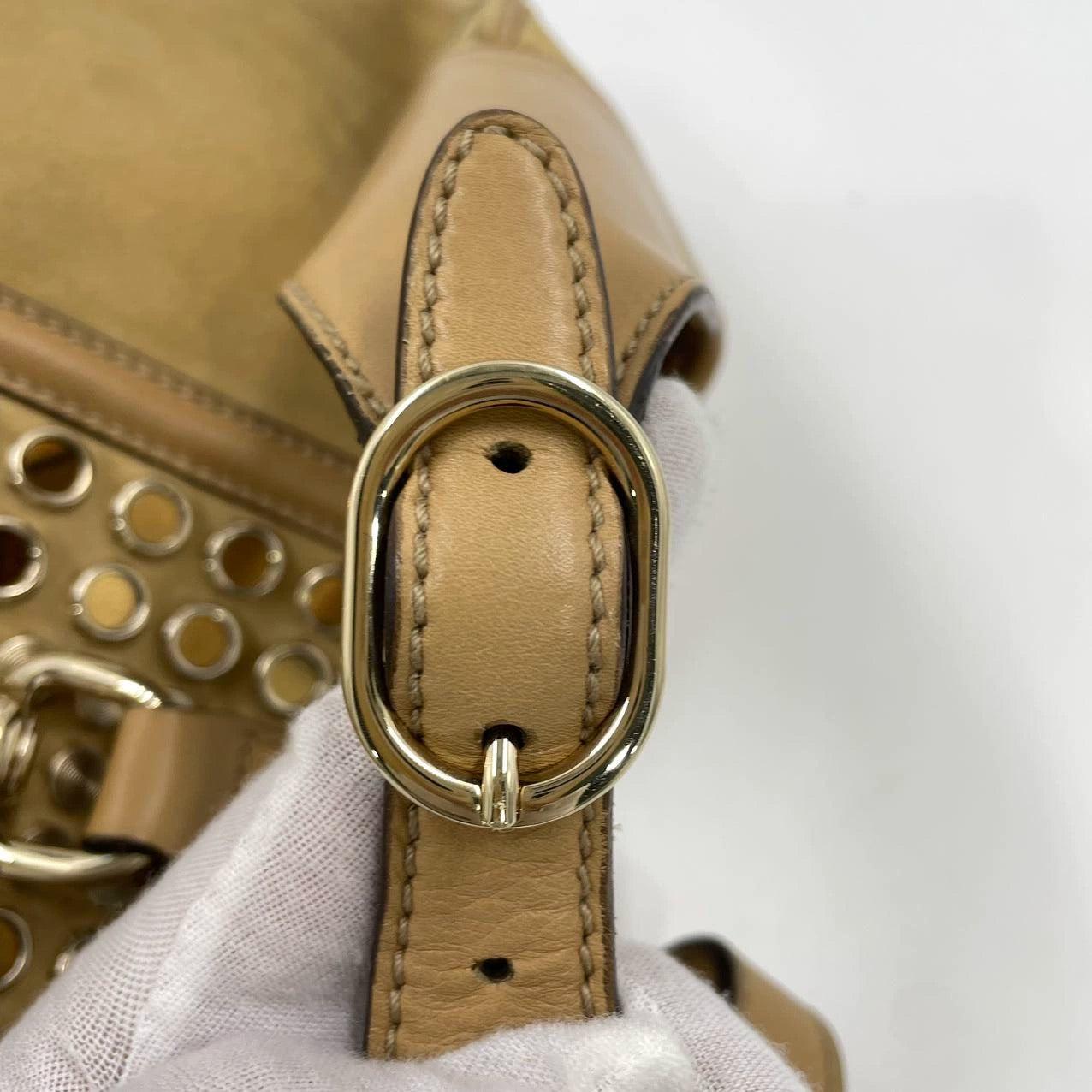 Gucci Jackie Vintage Medium Tan Brown Suede Leather Gold Hardware For Sale 12