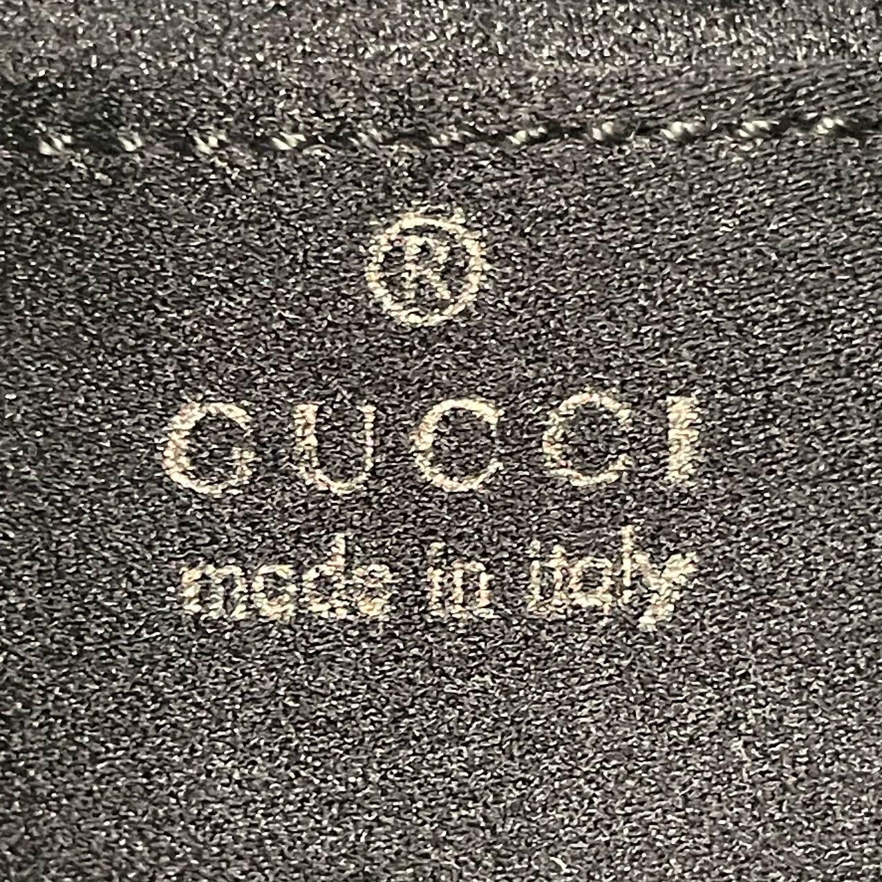 Noir Gucci Jackie Vintage Mini Sac à main en tissu noir et cuir verni en vente