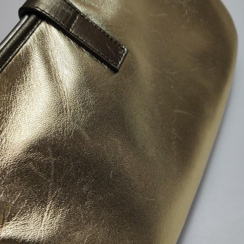 Gucci Jackie Vintage Mini Gold Lambskin Leather Brown Calfskin Leather 6