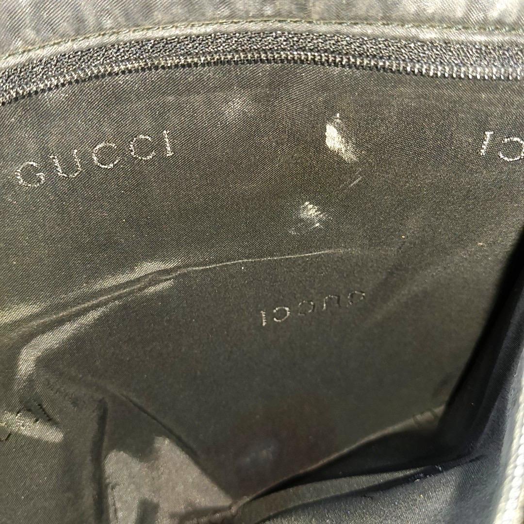 Gucci Jackie Vintage Red Felt and Black Leather Silver Hardware For Sale 12