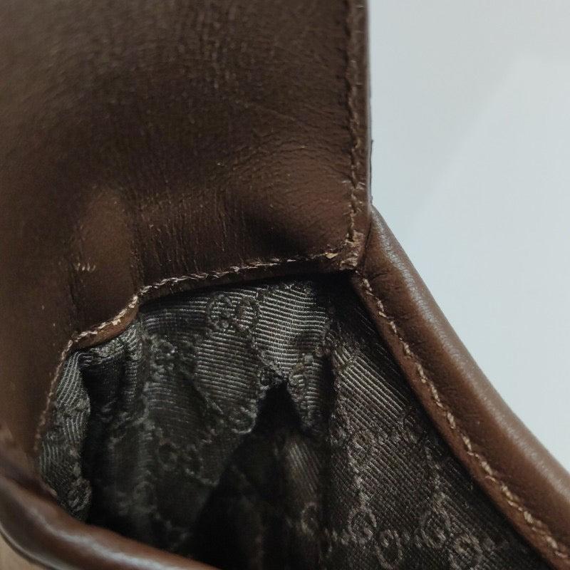 Gucci Jackie Vintage Small Brown Leather and Fabric Silver Hardware For Sale 6
