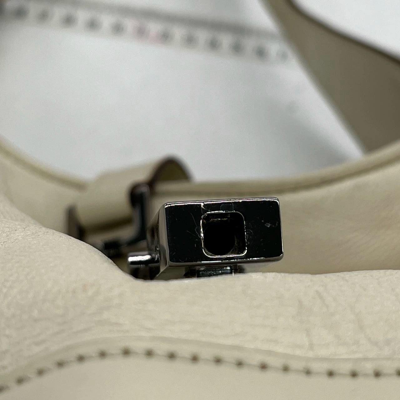Gucci Jackie Vintage Soft White Leather Bag Medium with Fur lining For Sale 6