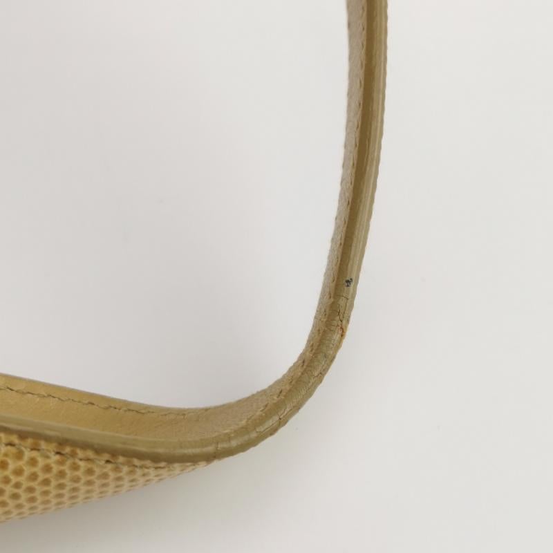 Gucci Jackie Vintage Yellow Gold Exotic Lizard-skin Leather Shoulder Bag 10