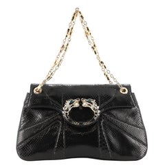 Gucci Jeweled Dragon Bag Python