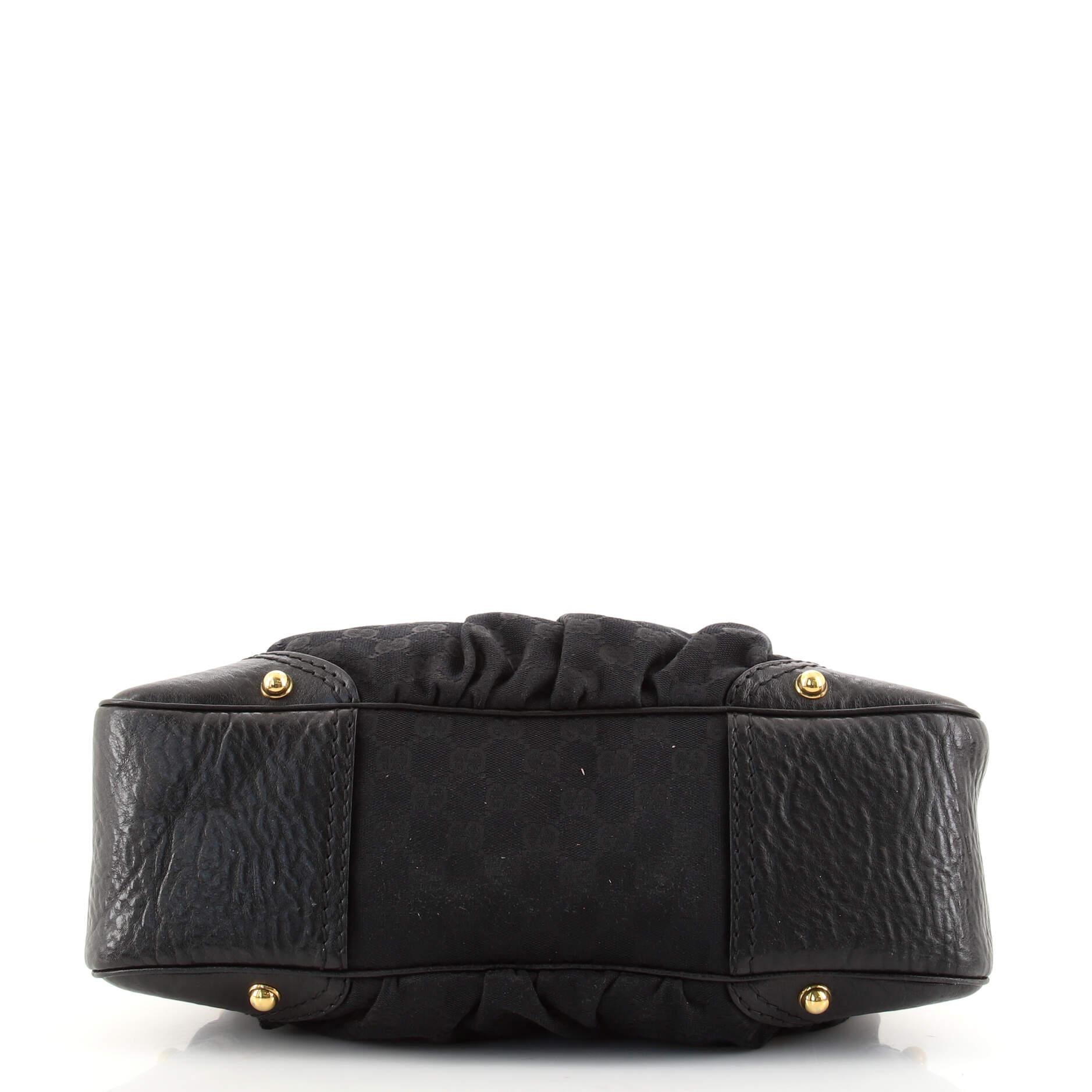 Women's or Men's Gucci Jockey Hobo GG Canvas Medium